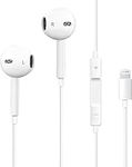 Earbuds Wired Headphones, Earphones with Built-in Microphone & Volume Control, Remote Music Control, Phone Calls, Noise Isolating Headsets Compatible with iPhone 14/13/12/11/XR/XS/X/8/7/SE/Pro Max