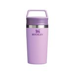 STANLEY 1913 Cafe to-Go Travel Mug 0.35L - Keeps 4 Hours Hot - 5 Hours Cold - Stainless Steel Thermal Mug - Dishwasher Safe - Easy-Carry Handle - Insulated Coffee Cup - Lilac
