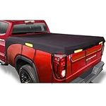 Truck Bed Tarp Cover for Standard Bed Heavy Duty Oxford Fabric Pickup Truck Bed Cover with Bungee Cords Waterproof Cargo Tarp Cover for Ford F150(Size:8x6ft)