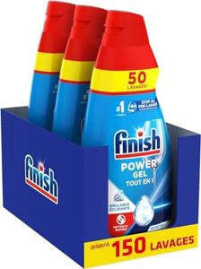 Finish Power Gel Tout En 1 - Détergent Lave-Vaisselle 3L (3x1L)
