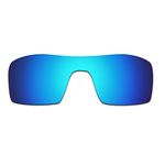 HKUCO Mens Replacement Lenses For Oakley Oil Rig Sunglasses Blue/Transparent Polarized