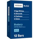 RXBAR Whole Food Protein Bar, Blueberry, 1.83 Ounce (Pack of 12), 1 count
