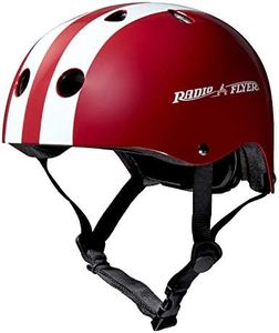 Radio Flyer Helmet, Toddler & Kids Bike Helmet For Ages 2-5, Red