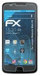 atFoliX Screen Protection Film compatible with Lenovo Motorola Moto E4 Screen Protector, ultra-clear FX Protective Film (3X)