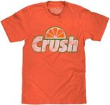 Tee Luv Men's Faded Orange Crush Sh