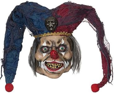 Bristol Novelty BM470 Deranged Jester Mask, One Size