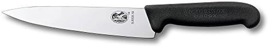 Victorinox Fibrox Carving Knife, Black, 5.2003.19