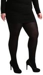 Pamela Mann 50 Denier Maxi Opaque Tights-Black-XXL