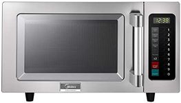 Midea Equipment 1025F1A Stainless Steel Countertop Commercial Microwave Oven, 1000W