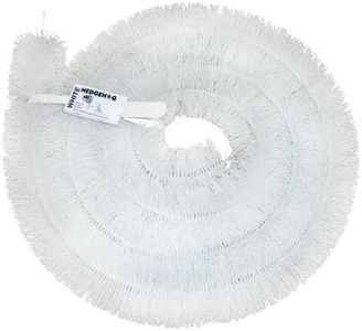 5 x 4m (20 metres) 100mm White Hedgehog Gutter Brush - Leaf guard stops blocked gutters