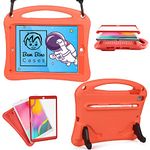 Bam Bino Space Suit Case for iPad Air 1/ iPad Air 2 Case for Kids, iPad 5th/ iPad 6th Generation Case for Kids, iPad Pro 9.7 | Protective Screen Guard, Shoulder Strap, Pencil Holder, Eco-Mailer