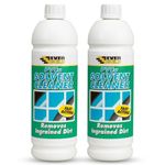 2x BUILDWARE PVCU PVC PLASTIC SOLVENT CLEANER 1 LITRE PVCS1