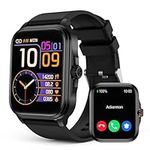 SOUYIE Smart Watch for Women Answer/Make Calls, 1.91" Smartwatch, Fitness Watch with Sleep/Heart Rate/Temperature Monitor, IP67 Waterproof Smartwatch Compatible with Android iOS Black