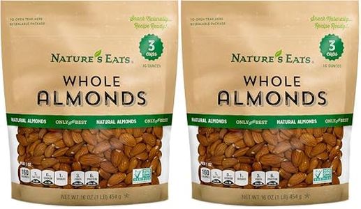 Nature's Eats Whole Almonds, Natural, 16 Oz (Pack of 2)