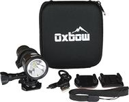 Oxbow Gear Maverick Dirt Bike Helmet Light Kit with Rechargeable Battery, Compatible with GoPro Mounts, 1000 Lumens, 1.5 Hours on High Beam