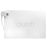 Clutch - Pro Portable Charger - Compatible with Apple Phones & Small Devices - Power Bank - Magnetic Battery Pack - TSA Approved Travel Charger - USB Rechargeable - Built-in Cable - 3.7oz - White