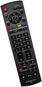 AULCMEET EUR7651120 Replacement Remote Control Compatible with Panasonic 4K OLED Smart TV TH-42PV7F TH-50PV7F TH-37PV7S TH-42PV7EY TH-37PV7EY TH-37PV7F TH-42PV7P TH-50PV7P TH-42PV7S TH-37PV7P