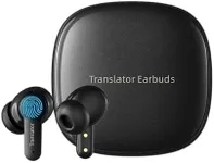 ANFIER AI Translation Earbuds 3-in-1 Language Translatior Device 144 Languages & Accents Online Translation Real Time Long Battery Life, Suitable for Travel Business Black M3 Online Translation