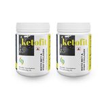 Sharrets KETOFIT 200g x 2 - MCT Collagen Zero Carbs Keto Powder Supplement for Enhanced Ketosis and Energy Support.