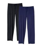 DAVID ARCHY Men's Pyjamas Lounge Pants Men's Loungewear, Breathable and Comfortable Loungewear Bottoms