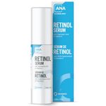 All Natural Advice 1% Retinol Serum for Face, Rejuvenating Hydration Face Serum with Hyaluronic Acid, Vitamin E & Organic Botanicals (50ml / 1.7 fl.oz.)