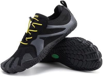 SAGUARO Chaussures de Trail Homme Femme Respirant Antidérapant Chaussures de Barefoot Minimalistes Chaussures de Sport Été Extérieur Chaussures de Course, Encre 42 EU