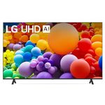 LG 55-Inch UT7000 Series 4K Smart TV - α5 AI Processor 4K, Dynamic Tone Mapping, Alexa Ready, HDR10, HGIG, ALLM, WebOS 24, Wi-Fi, Bluetooth, AI Upscaling, AI Sound, LG Channels (55UT7000PUB, 2024)