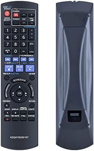 New N2QAYB000197 Replacement Remote Control Applicable for Panasonic DVD VCR Recorder DMR-EZ48 DMR-EZ48V DMR-EZ485V DMR-EZ485 DMR-EZ48VK DMR-EZ485VK