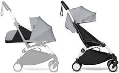 BABYZEN YOYO2 Complete Stroller - Includes Stone 0+ Newborn Pack, White Frame & Stone 6+ Color Pack - Suitable for Children Up to 22 kg
