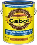 Cabot Wood Toned Stain + Sealer, Low VOC Exterior Natural Wood Stain, Heartwood, Gallon