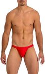 Gary Majdell Sport Men's Micro Bikini Swimsuit (Red, Medium)