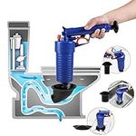 ETERNA Air Drain Blaster, Sink Plunger, Air Power Toilet Plunger, Manual Pump Cleaner,Pipe Blaster, High Pressure Plunger for Bath/Toilet/Sink/Floor Drain/Kitchen Clogged Pipe