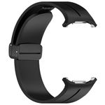 YODI Magnet buckle watch strap band Compatible with Samsung Galaxy Watch 7 Ultra Band 47mm Smartwatch, Silicone Sport Strap Fit for Samsung Galaxy Watch Ultra Band (BLACK)