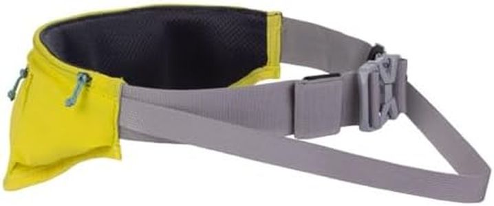 RUFFWEAR Ceinture Trail Runner, Ceinture de Hanche Mains Libres Confortable pour Courir en Laisse avec Votre Chien, Ceinture de Hanche Robuste sans enchevêtrement avec Poches, Vert Lichen, L/XL