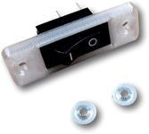 Aftermarket Replacement Jenn Air Fan Switch Cooktop/Stove/Range - 2 Wires (Black)