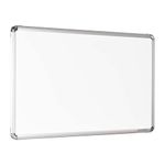 ALKOSIGN Astra Chrome Non-Magnetic White Boards with Melamine Surface (8FT x 4FT) | Marker Boards, Non-Magnetic Writing Board, Dry Erase Boards, for School, College, Office, Study Room. (Large)