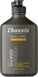 Chassis 5-in-1 Shower Primer Body Wash for Men, Anti-Chafing Shower Gel, Deep-Cleansing, Eliminates Odor, Moisturizes Skin, Softens Body Hair