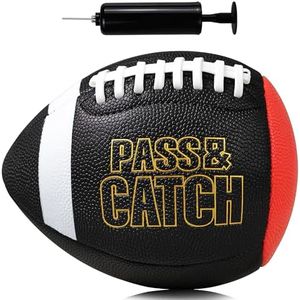 Lemondo PassCatch Training Football, Youth Football Size 7 Ages 5-14, Enhance Solo Passing Catching Skills(with Pump)