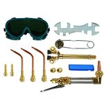 YaeTek Oxygen & Acetylene Torch Kit Welding & Cutting Gas Welder Tool Set with Welding Goggles 12 Pieces