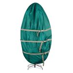 Tiny Tim Totes 83-DT5583 Premium Upright Christmas Tree Canvas Storage Cover Bag | 9 FT | Green