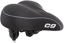 Cloud-9 Sunlite, Bicycle Suspension Cruiser Saddle, Cruiser Gel Sofa, Black