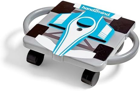 hand2mind Blue Speedway Racer Scooter Board, Floor Scooter Board, Gross Motor Toys, Kids Exercise & Physical Education Equipment, Playground Toys, Indoor Active Play, Toddler Outdoor Activities