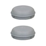 AB Tools 2 Pack Replacement 76mm Dust Hub Cap Cover for IFOR WILLIAMS Trailer Drum