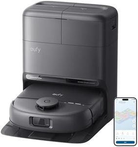 eufy C28 Omni, Robot Vacuum Cleaner With Mop,HydroJet Self-Cleaning Roller Mop, Powerful 15,000 Pa Suction, 5-in-1 Robot Vacuum and Mop Combo for Home, Zero-Tangle Design, AI Obstacle Avoidance