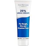 Urea Cream 25 Percent for Feet Maximum Strength - Urea 25% Cream plus 2% Salicylic Acid 4oz - Urea Foot Lotion for Dry Cracked Feet, Heels, Hands & Elbows - Tea Tree Foot Cream for Dry Feet