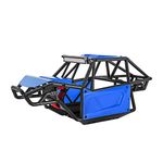 INJORA Nylon Rock Buggy Roll Cage Body Shell Chassis Kit for SCX10 II 90046 UTB10 1/10 RC Crawler Upgrade Parts (Blue)