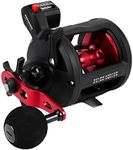 KastKing ReKon Line Counter Trolling Fishing Reel, Round Baitcasting Reels, Left Handed, Size 30