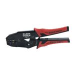 Crimper Tool, Ratcheting Insulated Terminal Wire Crimper for 10 to 22 AWG Wire and Copper Cable, Klein Tools 3005CR