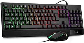 Rii RK400 RGB Gaming Keyboard and M