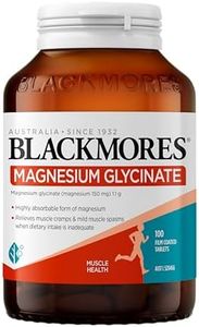 NEW Blackmores Magnesium Glycinate | Superior Absorption to Support Muscle Function & Relaxtion | Supports Sleeping Patterns | 100 Tablets